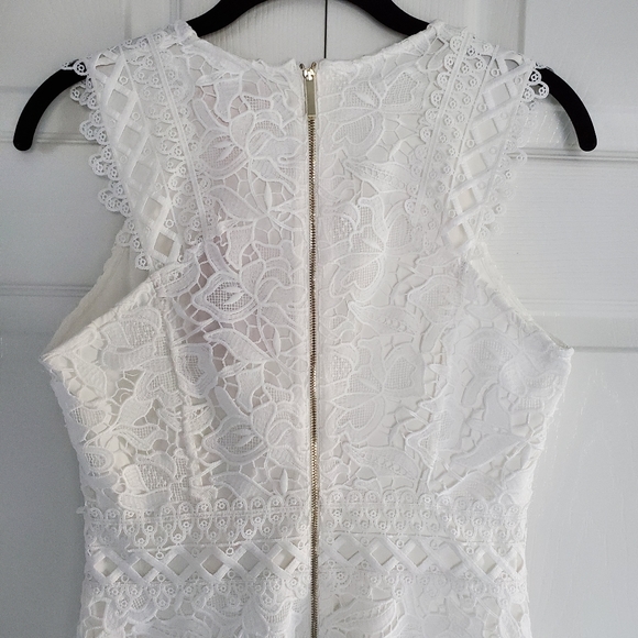 NEW Ted Baker London Questy Sleeveless Lace Dress - Picture 8 of 16